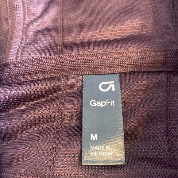 Gap fit quilted spring coat in colour plum - Picture 2 of 7